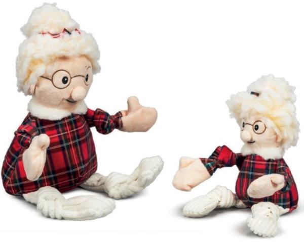 XMAS Hugglefleece Knotties Mrs Claus & Santa